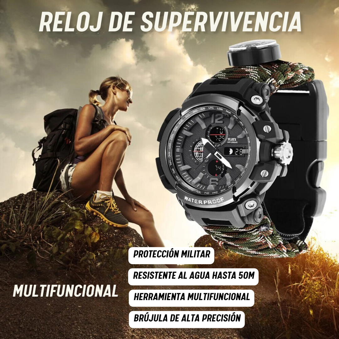 Reloj hot sale militar supervivencia
