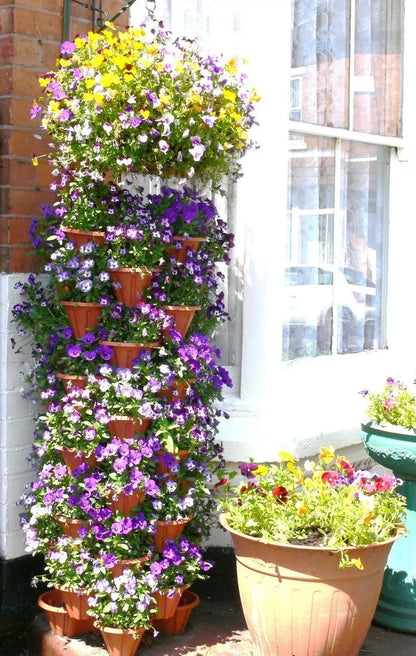 Jardín Vertical Múltiple - Torre de Flores Apilable