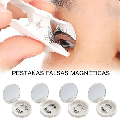 3D Pestañas Magnéticas Naturales Premium