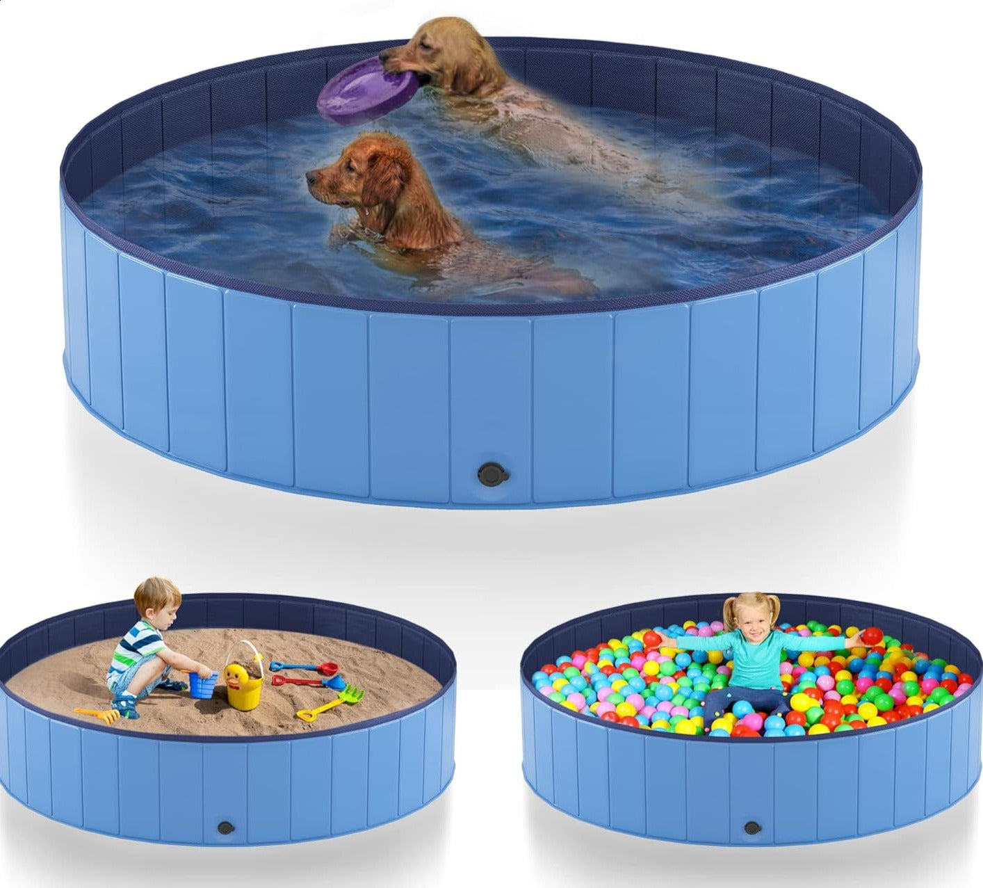 Piscina plegable para mascotas