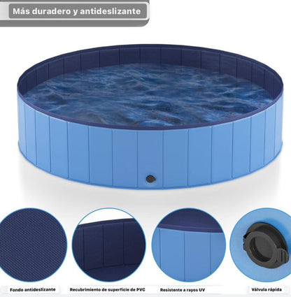 Piscina plegable para mascotas