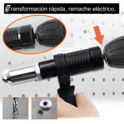 Adaptador de Pistola Remachadora para Taladro Inalámbrico