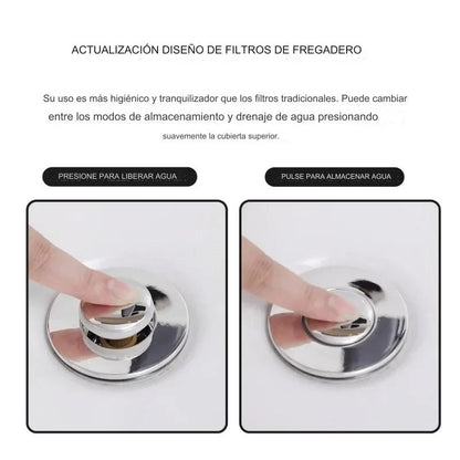 Filtro de Desagüe de Piso de Acero Inoxidable para Aislar Olores y Prevenir Cucarachas