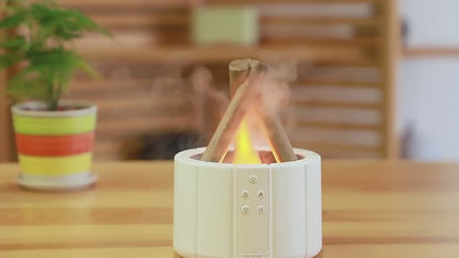 Fuego Esencial: Difusor USB de Aceites Aromáticos